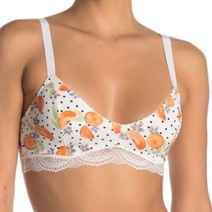 Free People Intimately Mari Printed Bralette XS